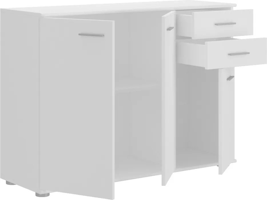 Komoda so zásuvkami Mike, biela