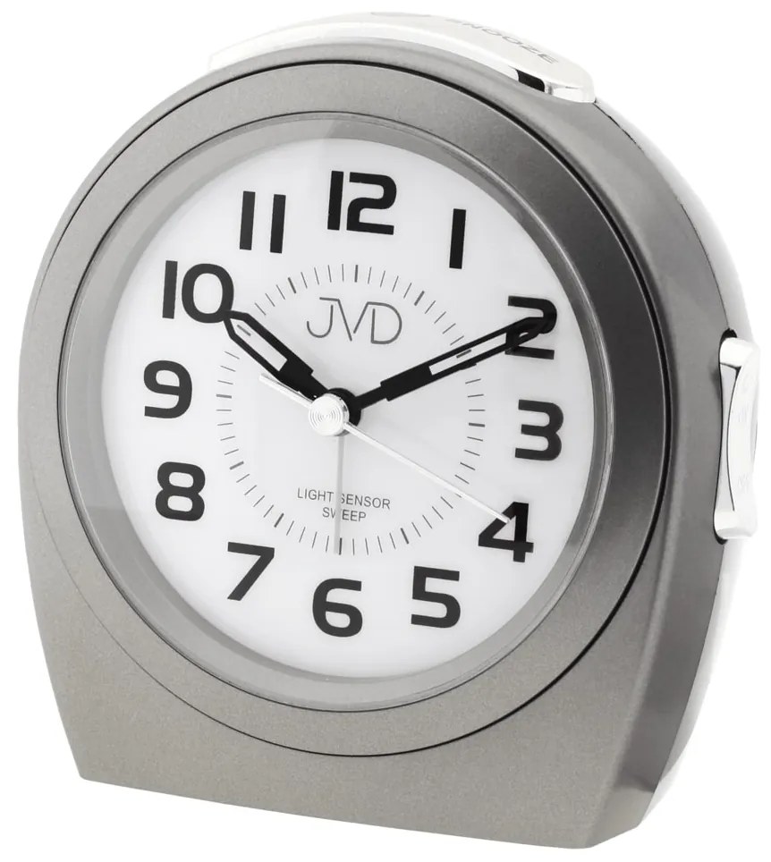 Ručičkový budík JVD sweep SRP910.10, 12cm