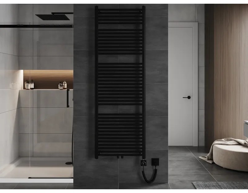 Mexen Mars, elektrické vykurovacie teleso 1800x600 mm, 900W, čierna matná, W110-1800-600-6900-70