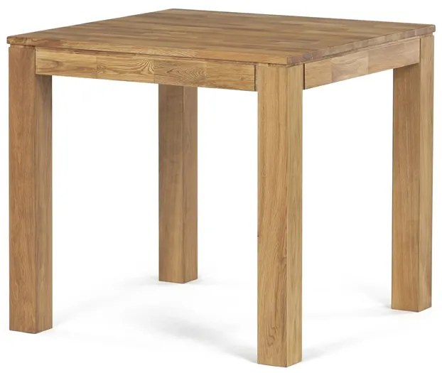 Autronic BONTEC Jedálenský stôl 80x80cm, masív, prírodný, DS-H080 DUB Farba: Prírodné