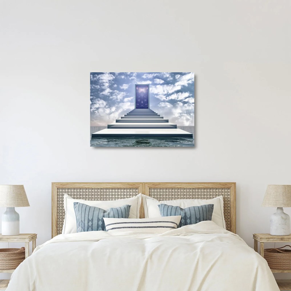 Sklenený obraz - Cesta do inej dimenzie (70x50 cm)