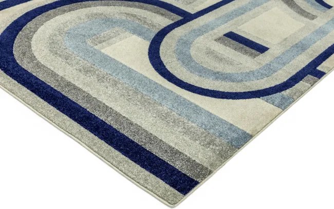 Koberec Nova NV30 Retro modrý