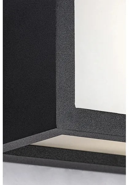 Rabalux 77099 - LED Vonkajšie nástenné svietidlo LUBLIN LED/10W/230V IP54 čierna