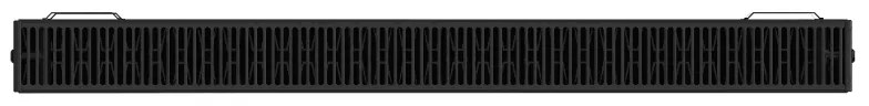 Mexen, Mexen Flat CF22 panelový radiátor 600 x 1500 mm, bočné pripojenie, 2374 W, čierny - W422F-060-150-70
