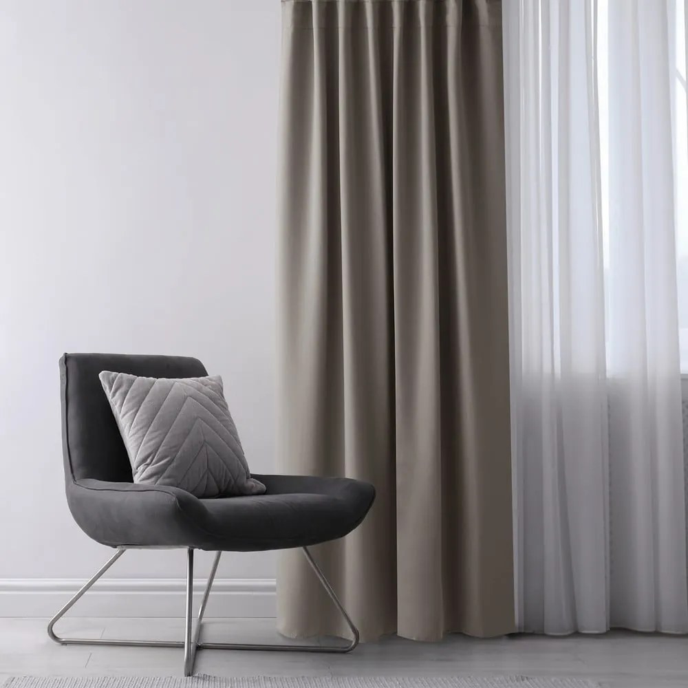 Sivobéžový dimout záves 200x270 cm Kierra – Restilo