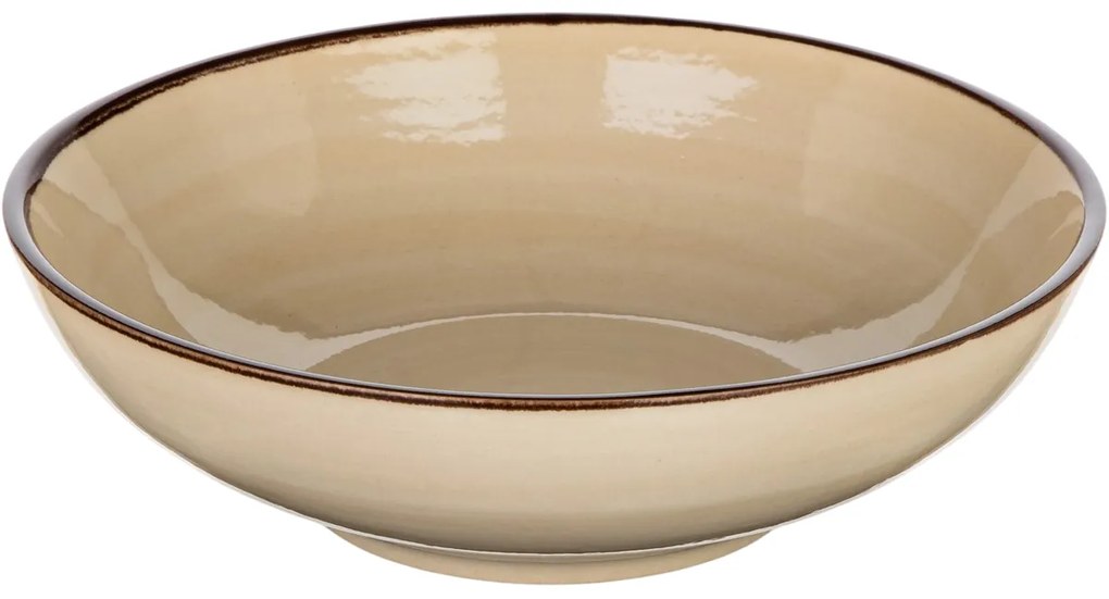 Banquet Tanier hlboký PALAS, 18 cm, krémová