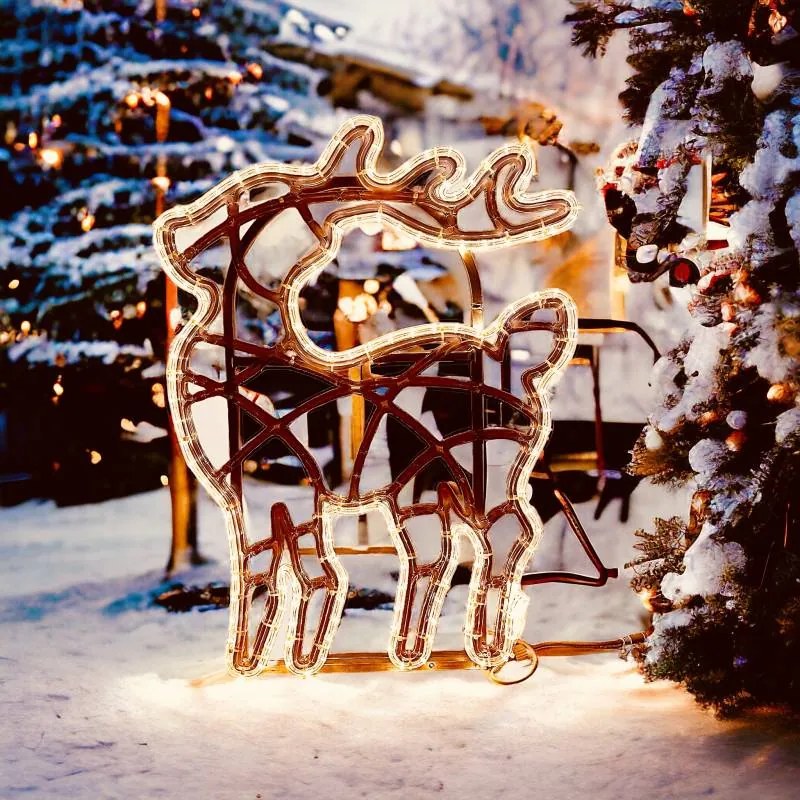 DECOLED LED svetlo pre jeleňa 47 × 64 cm, IP67, teplá biela