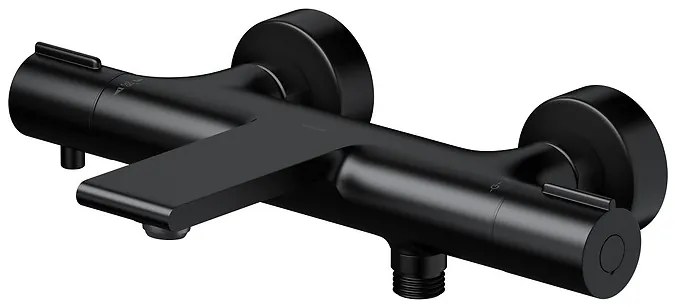 Cersanit Virgo, nástenná vaňová batéria, čierna matná, S951-562