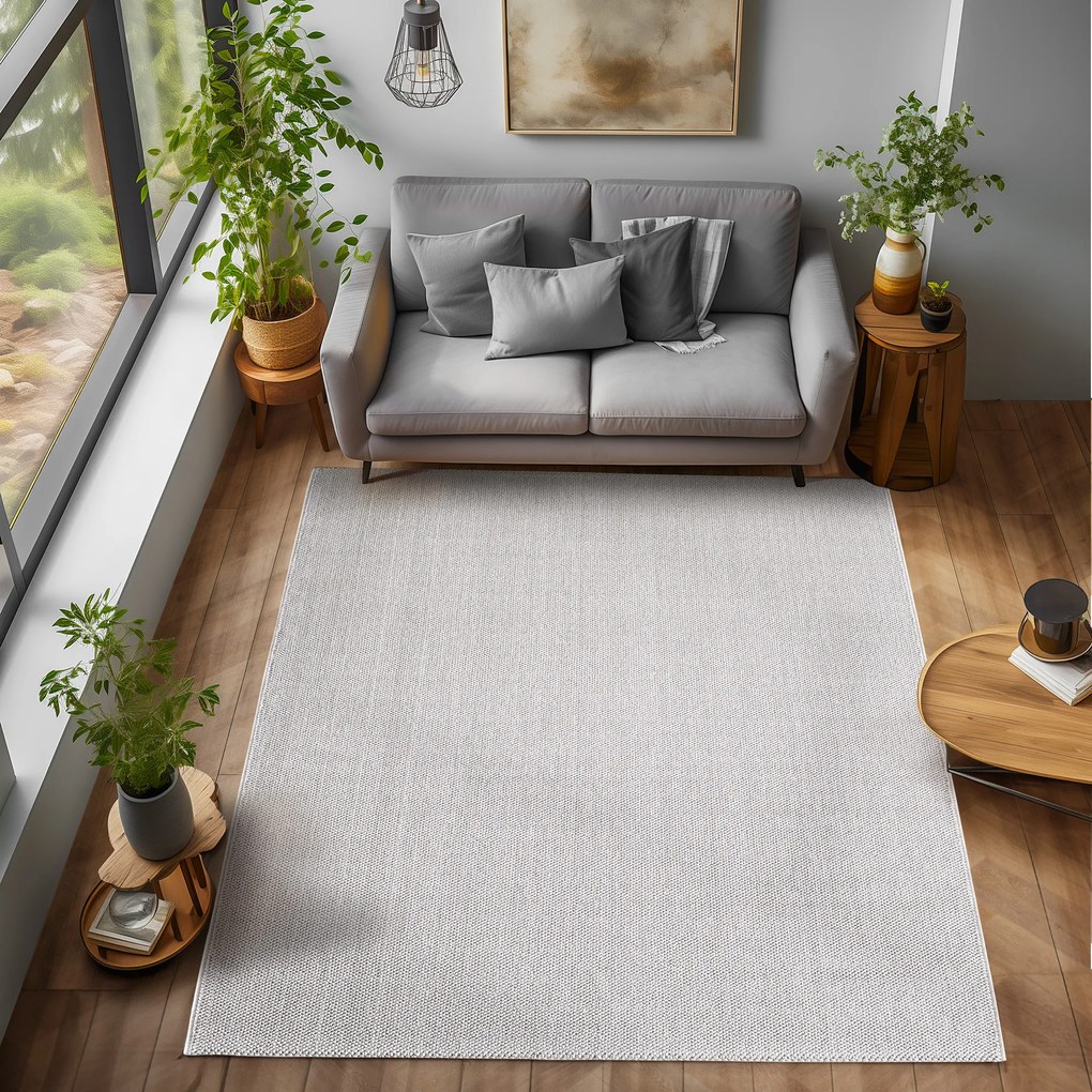 Ayyildiz, Koberec behúň Loom 4300 Silver, 80x250, šedá, obývacia izba