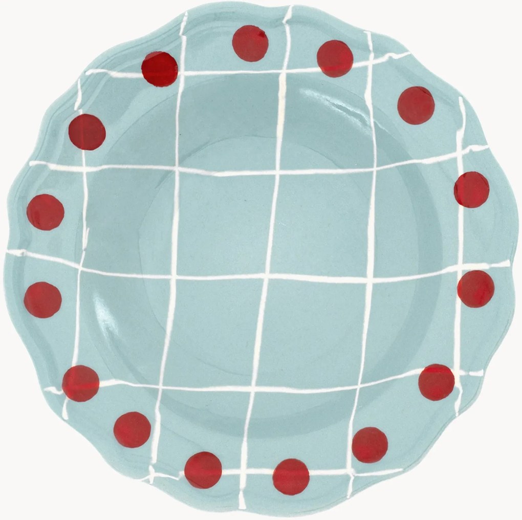 Ručne maľovaný hlboký tanier Amalfi