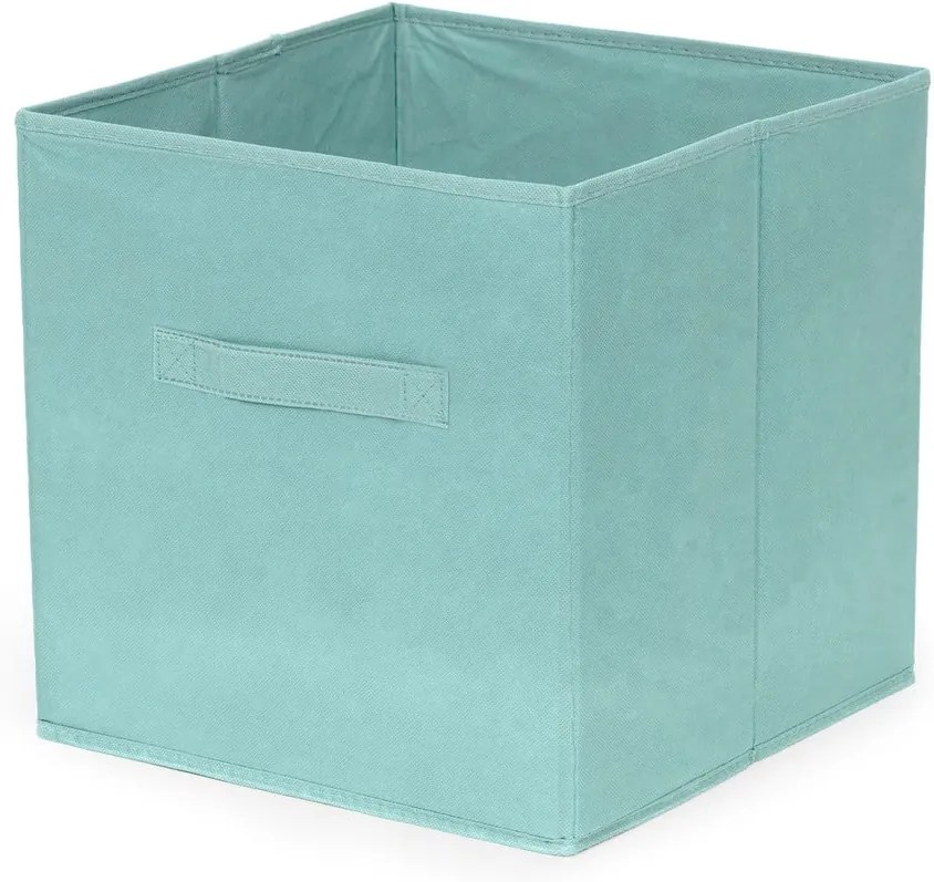 Tyrkysový skladací úložný box Compactor Foldable Cardboard Box