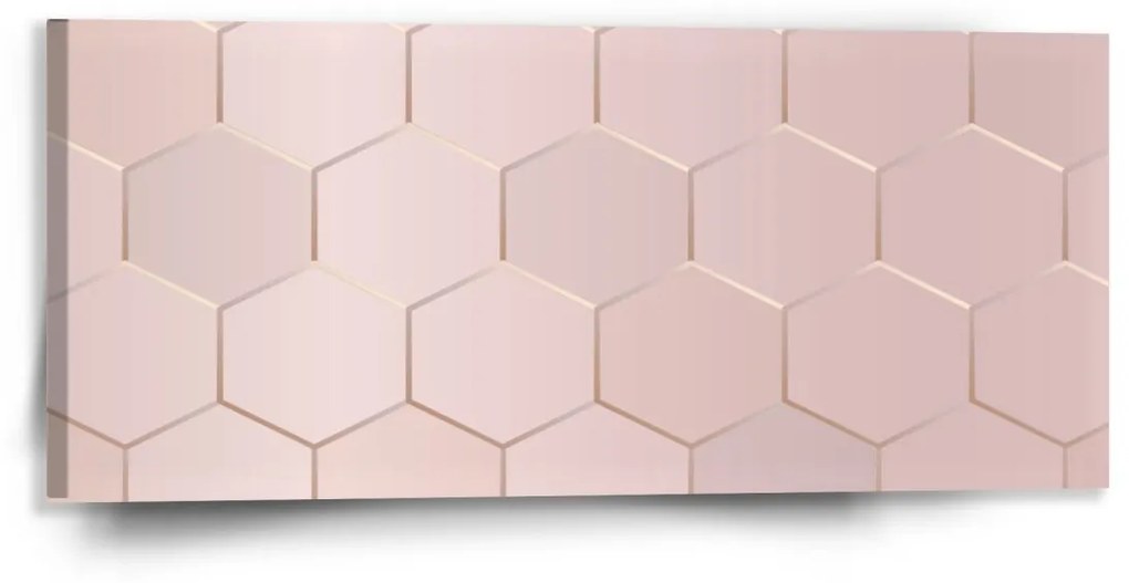 Sablio Obraz Rose gold - 110x50 cm