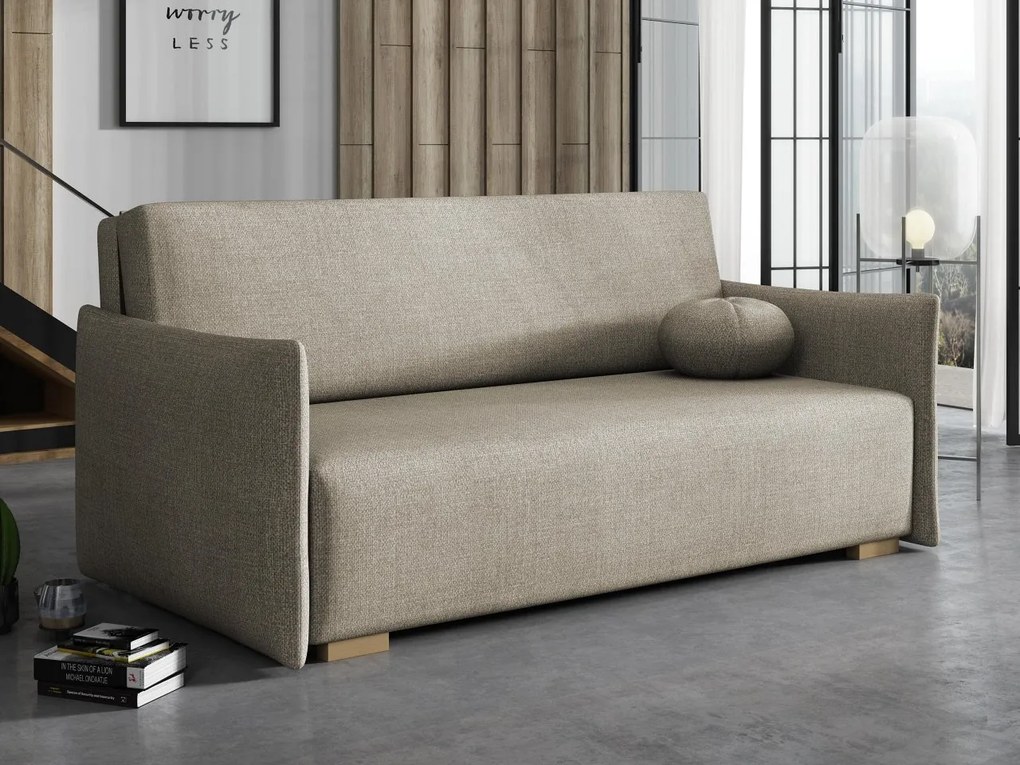 Rozkladacia pohovka Carivia Glov IV (svetlohnedá) (s úl. priestorom). Vlastná spoľahlivá doprava až k Vám domov. 1105473