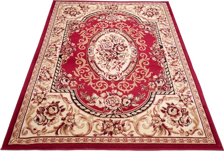 TA Koberec F739A ČERVENÝ ATLAS PP Rozmer: 160x220 cm