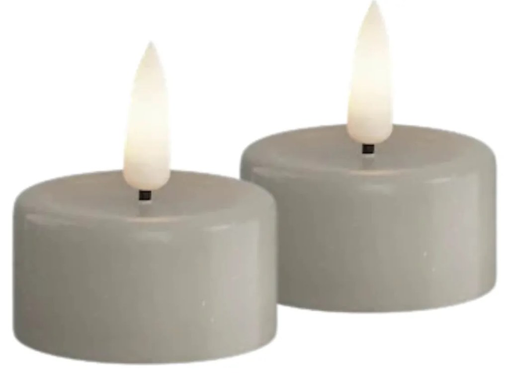 DeluxeHomeart Čajová LED sviečka Sand – sada 2 ks