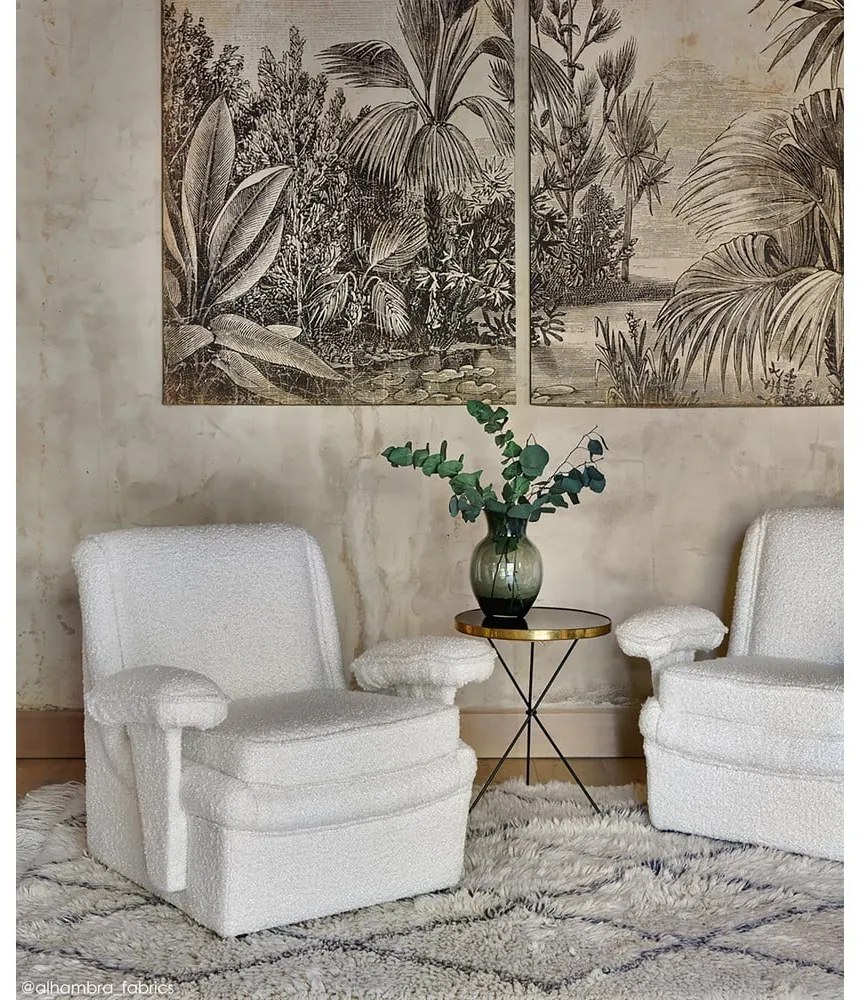 Krémový prateľný ručne tkaný vlnený koberec 200x300 cm Berber Soul – Lorena Canals