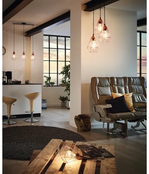 Eglo 94197 - Stolné svietidlo do zásuvky TARBES 1xE27/60W/230V