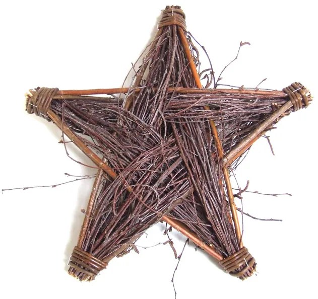 Hviezda prútená Loira I.š. 80 x v. 16(cm)