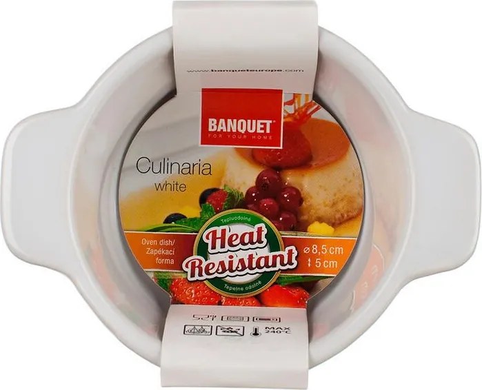 Forma zapekacia guľatá CULINARIA White 8,5 cm