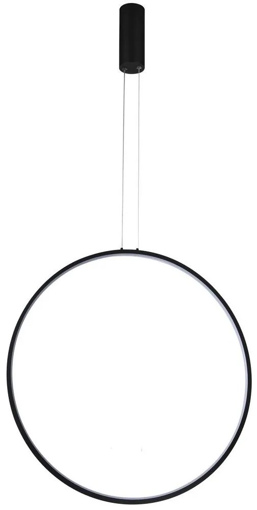 Azzardo AZ5255 - LED Stmievateľný luster na lanku MASSIMA LED/35W/230V čierna