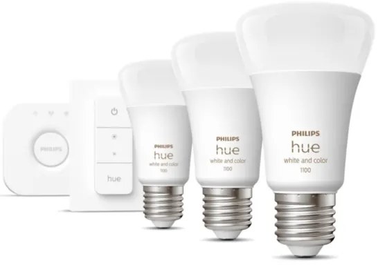 Základná sada Philips Hue WACA 3xE27/9W 2000-6500K + zariadenie k prepojeniu