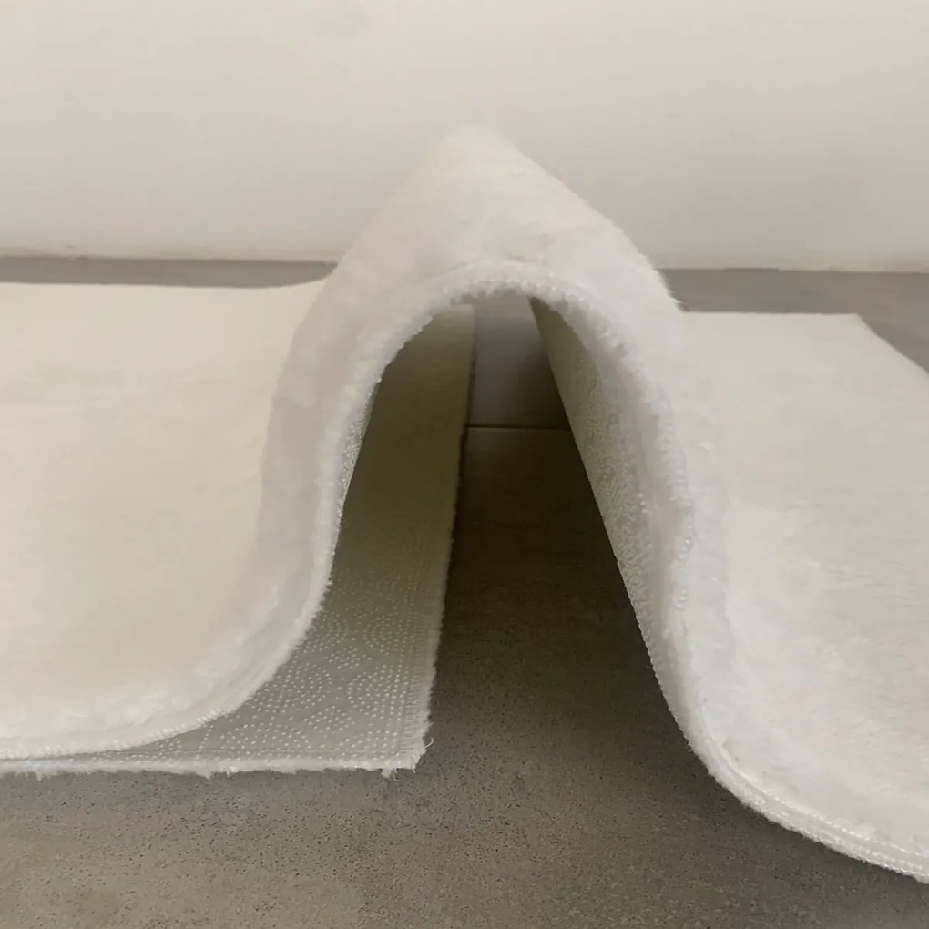 Koupelnový kobereček AMANDA II 100x150 cm bílý