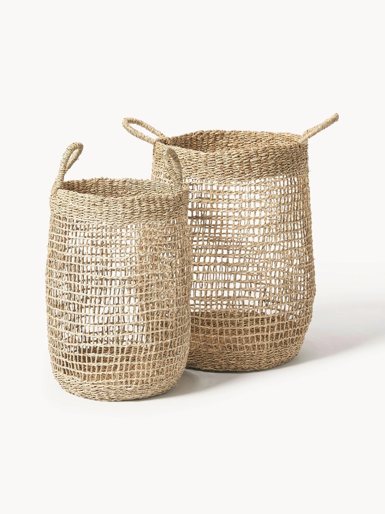 Úložné koše z morskej trávy Ian, 2 ks