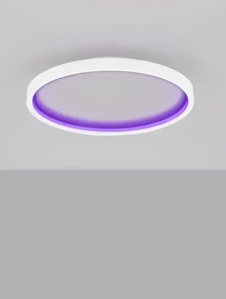 Moderné stropné svietidlo Chet RGB 39 s diaľkovým ovládaním