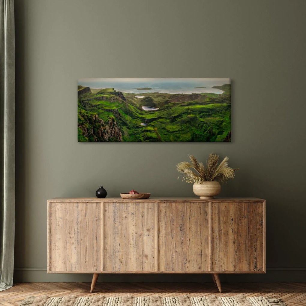 Obraz - Quiraing, Škótsko (120x50 cm)