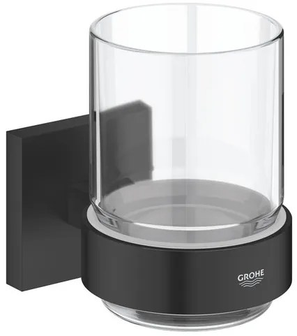 Grohe Start Cube držiak pohárov vrátane pohárečierna mat 410972430 G410972430
