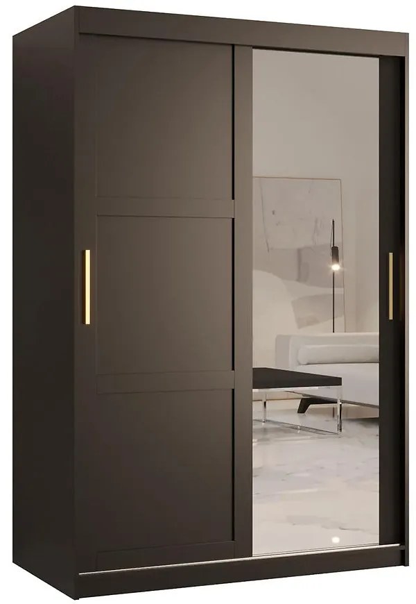 Skriňa Amiro 2 120 čierny/čierny