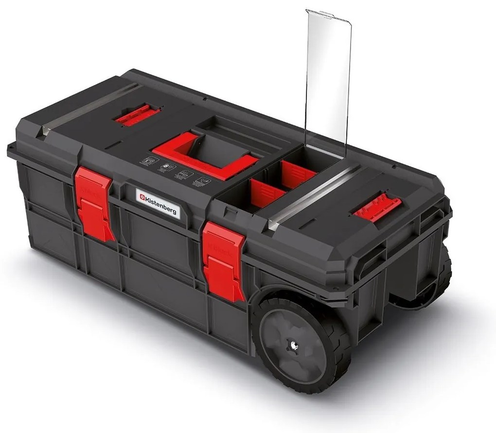Kistenberg Kufor na náradie s transp. kolieskami X BLOCK TECH čierny 795x380x307