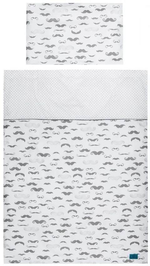 2-dielne posteľné obliečky Belisima Little Man 100/135 sivé