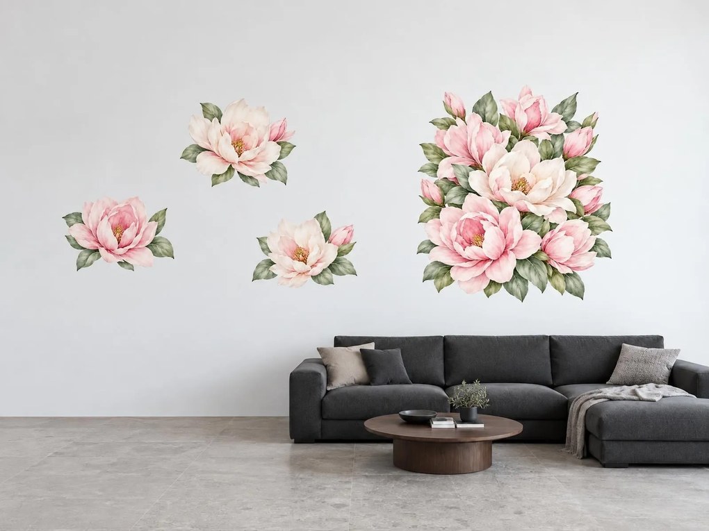 Kytice magnolií arch 100 x 75 cm