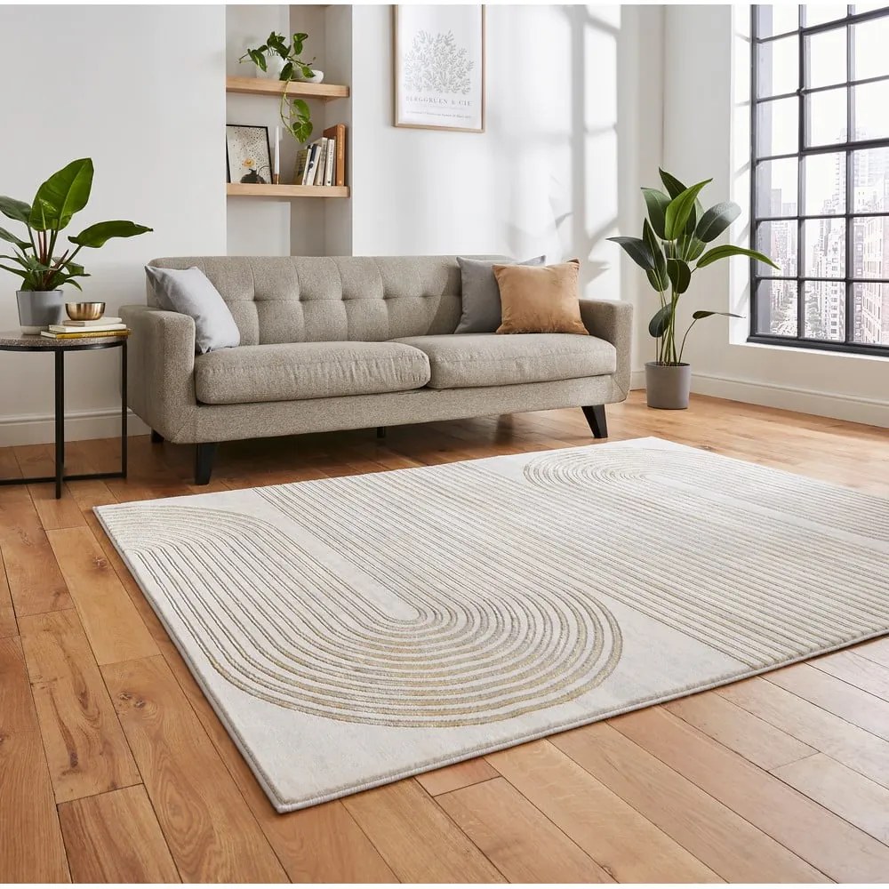 Šedý/v zlatej farbe koberec 220x160 cm Apollo - Think Rugs