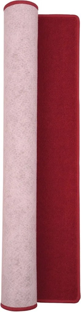 AKCIA: 100x60 cm Behúň na mieru Eton červený 15 - obšitý zo všetkých strán, červená, chodba / predsieň, Spoltex