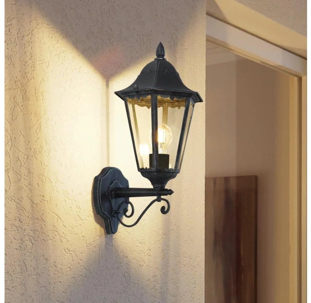 Eglo 93457 - Vonkajšie nástenné svietidlo NAVEDO 1xE27/60W/230V IP44