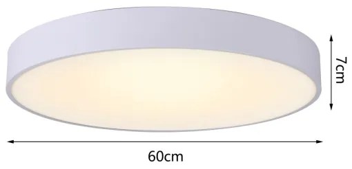 Immax NEO 07206L-LED Stmievateľné stropné svietidlo RONDATE 53W/230V biela Tuya+DO