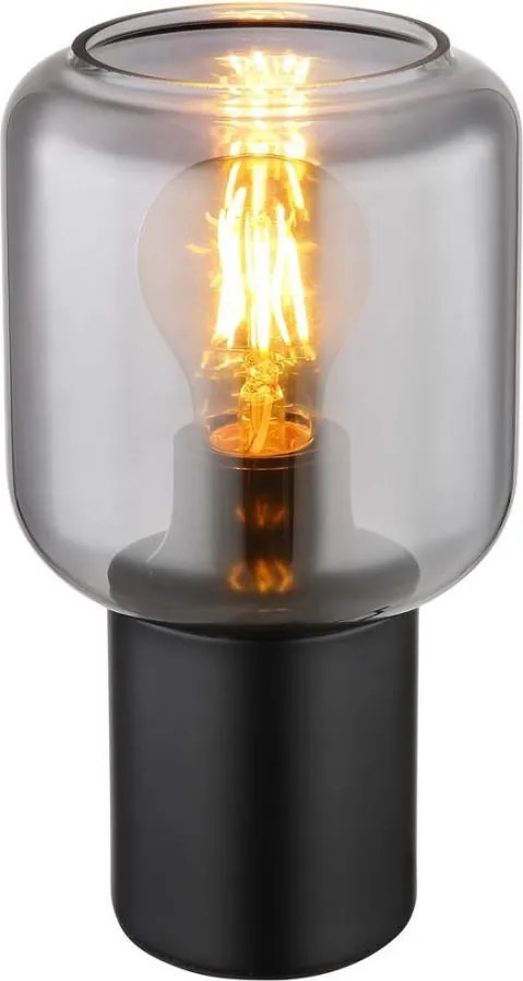 Globo 21004S - Stolná lampa NINJO 1xE27/40W/230V čierna