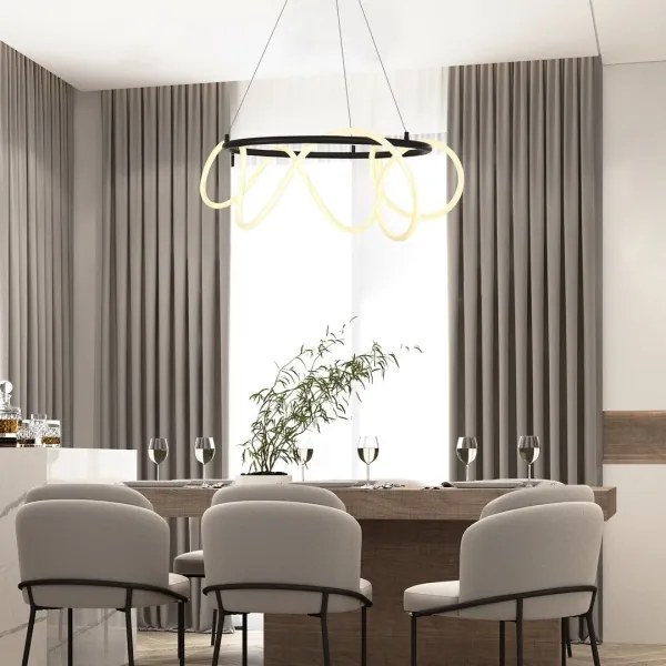 Rabalux 72191 - LED Luster na lanku RAVEN LED/54W/230V