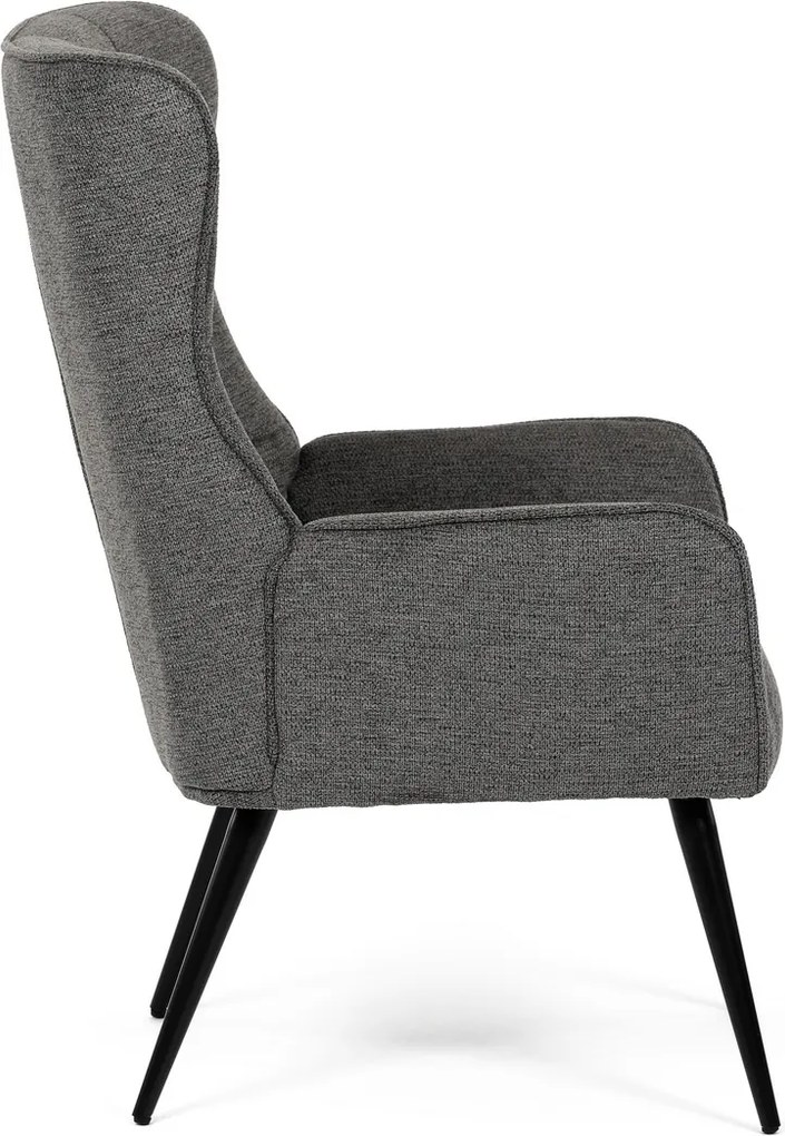 Relaxačné kreslo 315 GREY2, tmavosivá