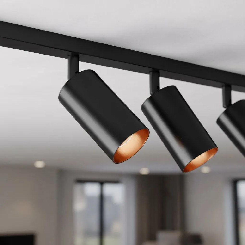 Toolight Toolight, stropné reflektorové svietidlo 4xGU10 60W APP940-4C, čierna, OSW-03858