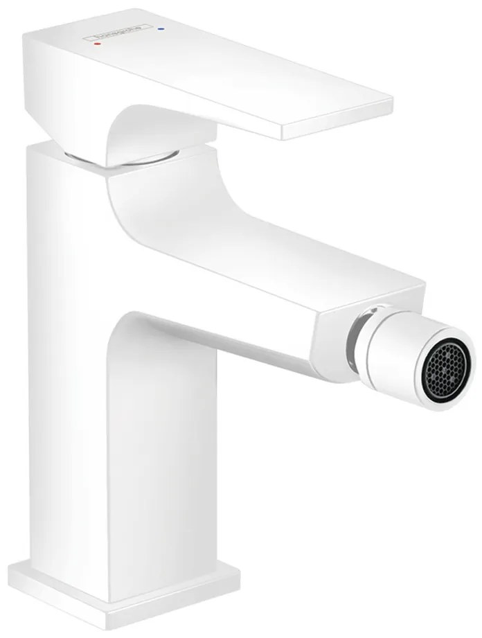 Hansgrohe Metropol, bidetová batéria stojanková s Push-Open, biela matná, HAN-32520700