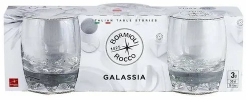 Bormioli Rocco 3-dielna sada pohárov Galassia, 300 ml