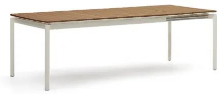 CANYELLES WHITE záhradný rozťahovací jedálensky stôl 180 cm