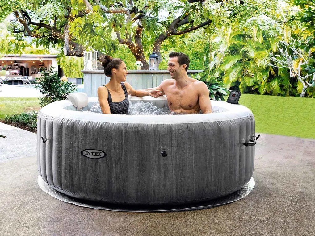 Hydromasážna jacuzzi 4 osoby, nafukovacia,196x71 cm, WIFI prémiové príslušenstvo INTEX