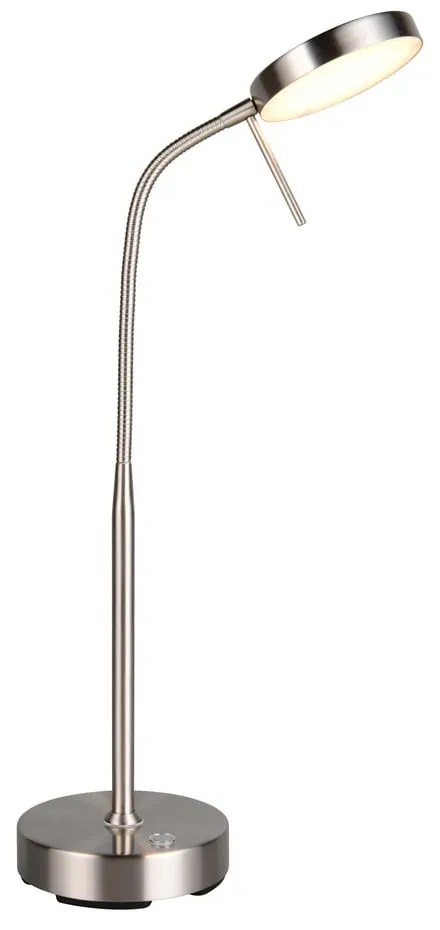 LED stolová lampa v striebornej farbe (výška 45 cm) Moreno – Reality