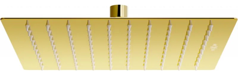 Mexen Sprchová hlavica Slim nerezová 25 x 25 cm, zlatá, 79125-50