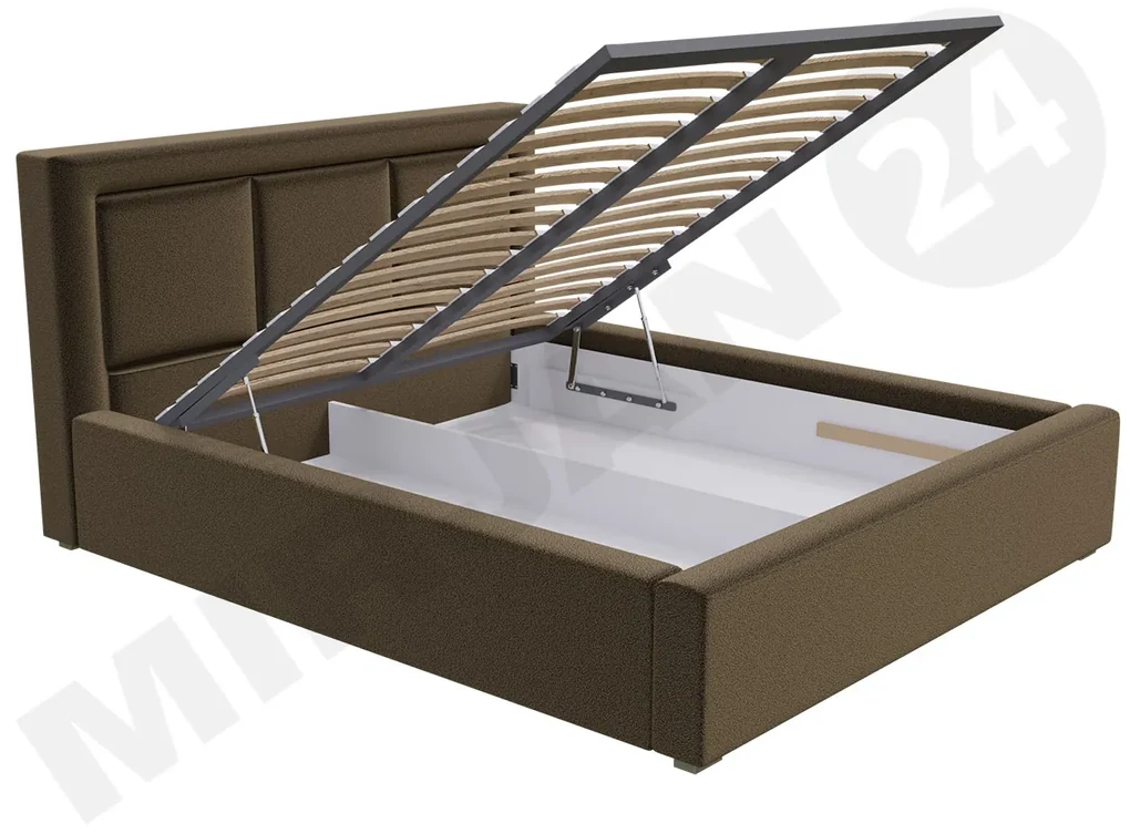 Posteľ s priestorom Koay, Rozmer postele: 120x200, Dostupné poťahy: Malmo 13 365