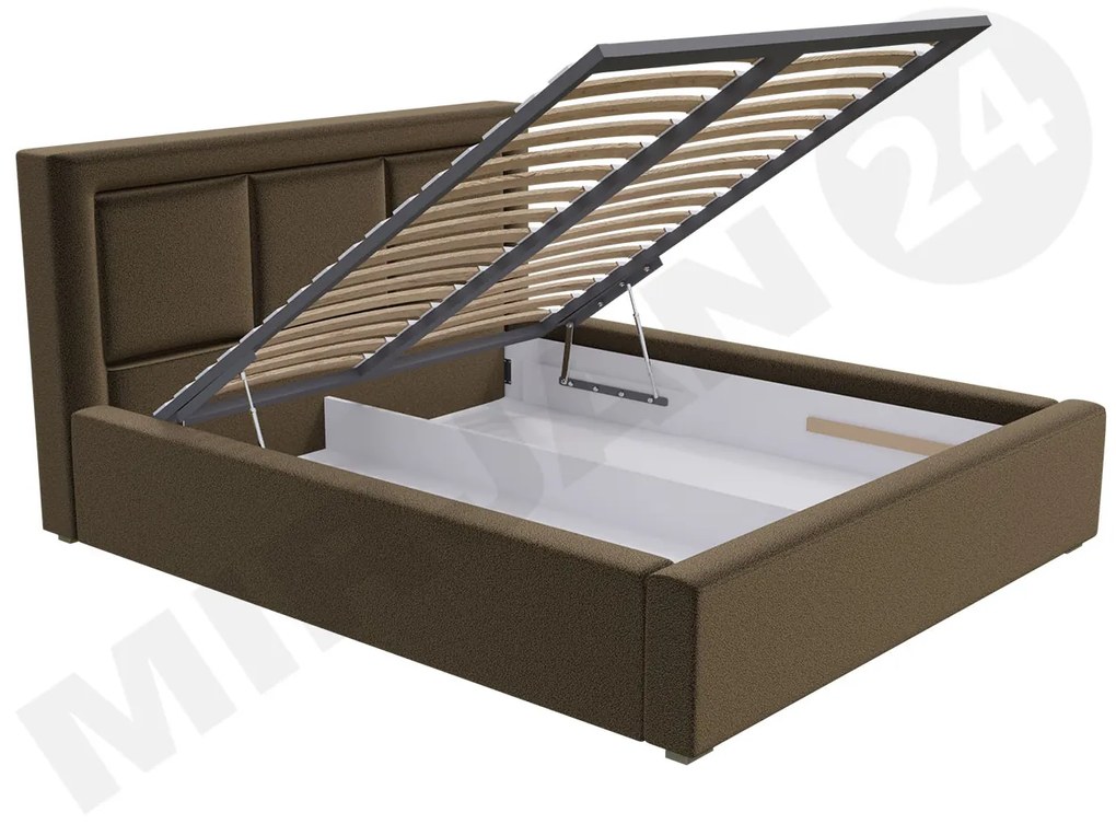 Posteľ s priestorom Koay, Rozmer postele: 120x200, Dostupné poťahy: Malmo 13 378